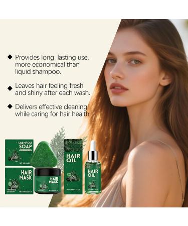  ZHJZGS Usman Grass Shampoo Bar Rosemary & Oriental Arborvitae Leaf Natural Solid Shampoo for Lightening/Drying Hair Moisturizing and Shining Scalp Long Lasting (2PCS) - Buy Online on GoSupps.com