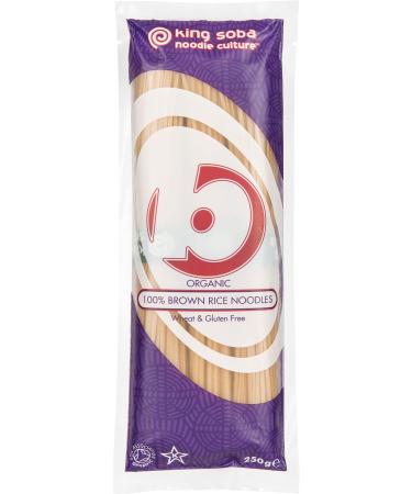 King Soba Noodle Culture King Soba Tagliatelle 100% Brown Rice 250 g (Pack of 1)