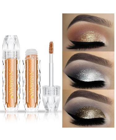 JUNRUO Liquid Glitter Eyeshadow - Twilight Tonight | Waterproof Metallic Shimmer for Long-Lasting Sparkle - Makeup Glitter for Women & Girls - Buy Online on GoSupps.com