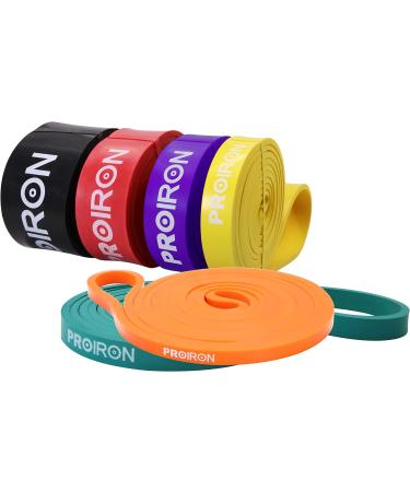 Proiron Resistance Bands - Assisted Pull up Bands for Crossfit Powerlifting - Strength Training and Mobility Bands for Men and Women - #2 Yellow (18-31kg) - Buy Online on GoSupps.com