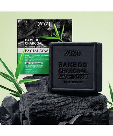 Buy Bamboo Charcoal Soap | Gentle Skin Care & Oil Control | 6 Pack (3.52 oz) - International Shipping Available - Buy Online on GoSupps.com