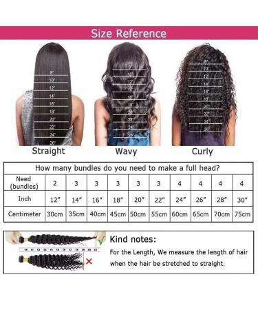 Shop Ladiary Brazilian Water Wave Hair Bundles - 9A Remy Human Hair Weave Natural Black 18-22 Inches | International Shipping Available - Buy Online on GoSupps.com