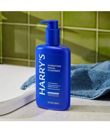 Harry s Hydrating Facial Cleanser for Men Gentle Face Wash with 10% Glycerin Dermatologist Tested 9 Fl Oz 2 Pack - Buy Online on GoSupps.com