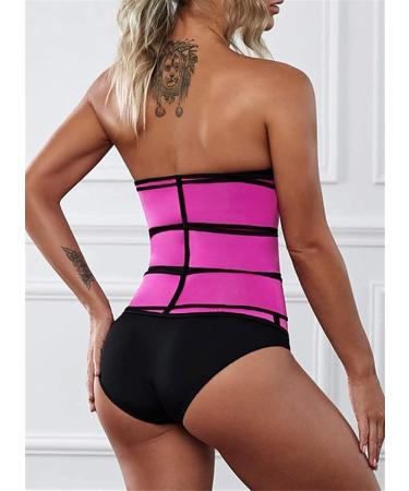 Back Support Back Brace Lumbar Support Lumbar Brace Waist Trainer Shaperwear Tummy Control Slimming Fat Burning Back Support Belt(Black Small) Small Black - Buy Online on GoSupps.com