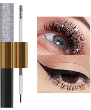 Hlagmix Sparkling mascara washable mascara eye makeup Shimmer Sparkly Mascara Glitter Mascara Washable Eyebrows Lengthening Makeup Eyeliner for Home Travel Hotel School - Buy Online on GoSupps.com