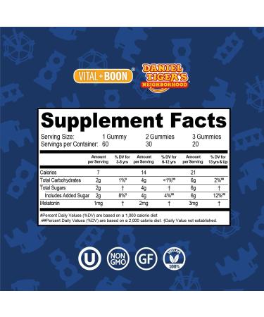 Melatonin Sleep Gummies Bundle Family Pack - Kids & Adults | Daniel Tiger & Strawberry Sunset Cr me Flavors | Non-Habit Forming Natural Sleep Aid | Vegan Gluten-Free - Buy Online on GoSupps.com