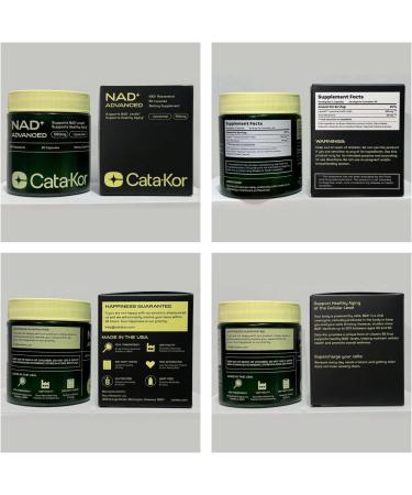 Cata-Kor Liposomal NAD Supplement with Resveratrol NMN Supplement Alternative Third-Party Tested 30-Day Supply Advanced NAD+ Resveratrol - Buy Online on GoSupps.com