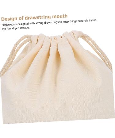 BIUDECO 3pcs Hair Dryer Storage Bag Travel Hair Dryer Bag Hair Steamer Hair Accessory Bag Drher Beige Fabric - Buy Online on GoSupps.com