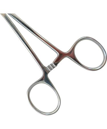 12cm CSF Curved Stainless Steel Pet Groomers Scissor Style Pet Ear Locking Forceps Aka Hemostatic Tweezers Good Strong Animal Care Dog/Cat Groomers Tool Sandbros - Buy Online on GoSupps.com