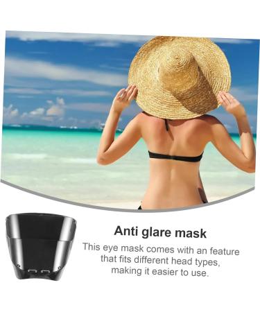 POPETPOP Glasses Eye Eye Shade Protector Eye Protection Goggles Tanning Eye Protection Tanning Bed Eye Protection Eye Protection Shades to Sleep Pc Protective 16.30X14.00X6.00CM Black - Buy Online on GoSupps.com