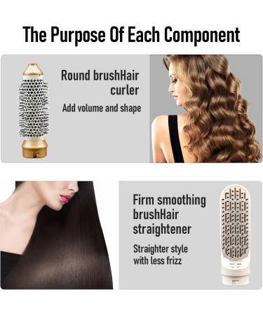 Buy MRY 5-in-1 Hot Air Comb - White & Gold | International Shipping Available - Buy Online on GoSupps.com