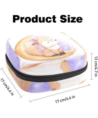Shop Stylish Portable Women's Menstrual Cup Bags | Fox Moon Multicolored - Perfect for Teens & First Periods - Buy Online on GoSupps.com