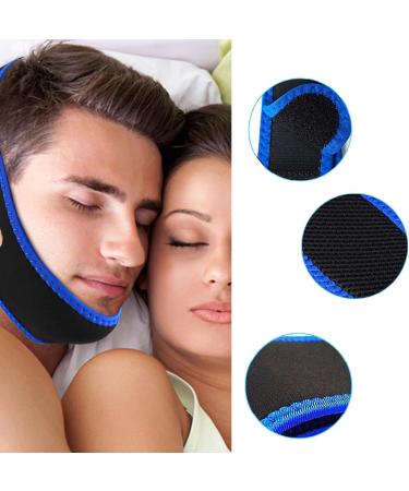 4 Pcs Anti Snoring Devices Snoring Aids for Men Chin Strap Mouth Breathing Snoring Chin Strap Anti Snoring Anti Snore Devices Anti Snoring Chin Strap Sleep Apnea Devices for Men Women(Black Blue) - Buy Online on GoSupps.com