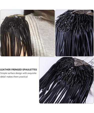 SOIMISS 2 Pieces Tassel Epaulet Shoulder Board Badge Decor | Stylish Shoulder Fringe Epaulet for Fashionable Looks - Shop Internationally! - Buy Online on GoSupps.com
