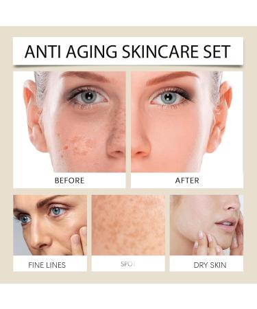 3 in 1 Organic Wild Yam Cream Skin Care Set - Anti Aging Toner & Moisturizing Lotion for Women | Reduce Fine Lines & Nourish Skin - Buy Online on GoSupps.com