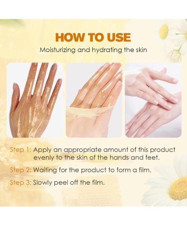 Masque pour les mains et les pieds au miel et la camomille soin hydratant et exfoliant durable pour talons et pieds secs et craquel s limine les peaux mortes hydrate instantan ment et apaise les - Buy Online on GoSupps.com