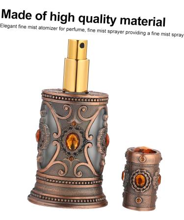 minkissy Perfume bottle travel atomizers essential oil dropper bottle essential oil spray bottle essential oil sample bottle decorative bottle composite material man middle Travel - Buy Online on GoSupps.com