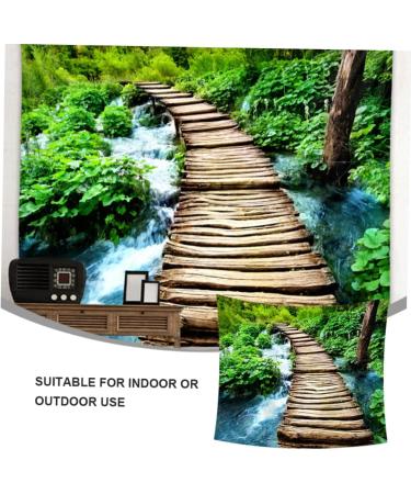 Zerodeko 1pc Plant Decorations Plant Tapestry Blush Area Rug Plant Wall Hanger Wall Cloth Decor Cool Shower Curtain Home Decoration Plants Decor Towel Polyester (polyester) Earth Tones - Buy Online on GoSupps.com