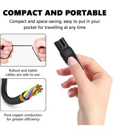 5V USB Mesh Cable Set - 7-in-1 Multifunction USB Adapter for Razor Chargers & Shavers | Compatible with Philips Remington Braun Series - Buy Online on GoSupps.com