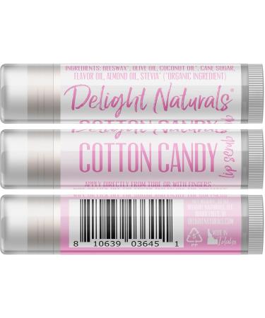 Buy Sugar Lip Scrub Set of Three - Cotton Candy Flavor | Exfoliating Lip Care for Soft Lips - International Shipping Available - Buy Online on GoSupps.com