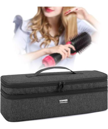 Teamoy Double-Layer Travel Storage Bag for Revlon One-Step Hair Dryer and Volumizer Hot Air Brush - Black (Bag Only) - Buy Online on GoSupps.com