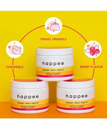 UTI Prevention Chewable Tablets 500mg D Mannose & 150mg Acerola Cherry Berry Flavor, Fast-Acting Formula for Women and Men 60 Count Pack of 1 - Buy Online on GoSupps.com