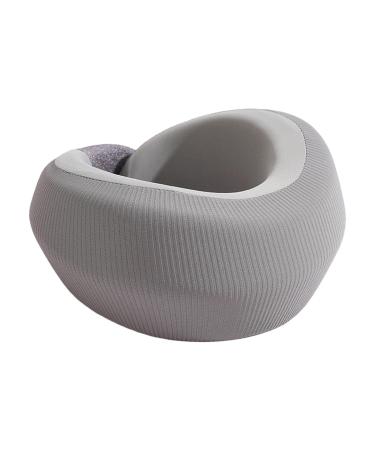 Soft Cervical Collar Neck Support Brace Elastic Supports | Soft Foam Wraps Keep Vertebrae Stable Soft Neck Support Relieves Pressure in Spine Neck Support Brace for Travel Gray