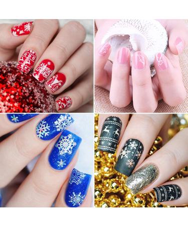 SEISSO Nail Stamping Polish Gel - 8 Colors for Stunning Nail Art | Black Red & Silver | Perfect for Nail Stamping Plate & Stamper (0.25 Fl Oz - Buy Online on GoSupps.com