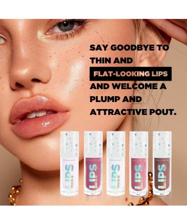 VIOLA HOUSE Lip Plumping Gloss | High Gloss Lip Plumper for Fuller Lips | Moisturizing Formula - 50ml/0.17fl oz (2 Pale Rose - Buy Online on GoSupps.com