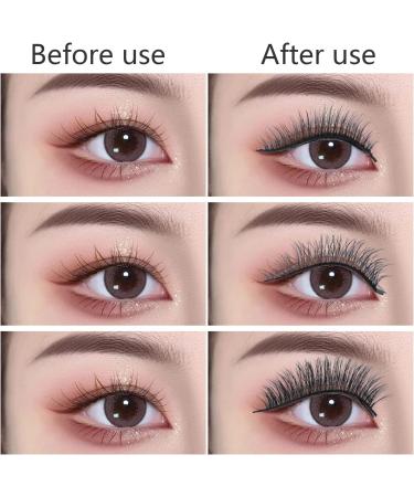 LALASTYLE Reusable Self Adhesive Eyelashes No Glue Needed Natural Long Thick Fake Eye Lashes for Daily Use Stable Waterproof and Easy to Put On (3 Pairs ) - Buy Online on GoSupps.com