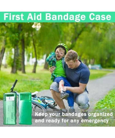 Travel First Aid Bandage Case - 10 Pcs Band Holder Organizer for Wound Care Emergency Supplies | International Shipping - Buy Online on GoSupps.com