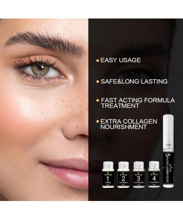 Lash Lift Kit & Brow Lamination Kit 2 in 1 Lash & Eyebrow Perm Kit with Brow Brush Semi-Permanent DIY Perm Kit for Lashes Brows for Home DIY Salon Result Lasts 6-8 Weeks #4 - Buy Online on GoSupps.com