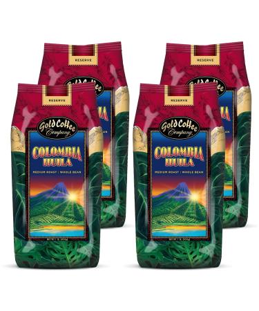 Colombia Huila Whole Bean 1lb - Pack of 4