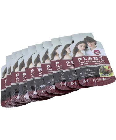  LUCKDANO Gentle Dark Brown Dye Hair Non-Damage Shampoo for Gray Hair Coverage 30ml - Buy Online on GoSupps.com