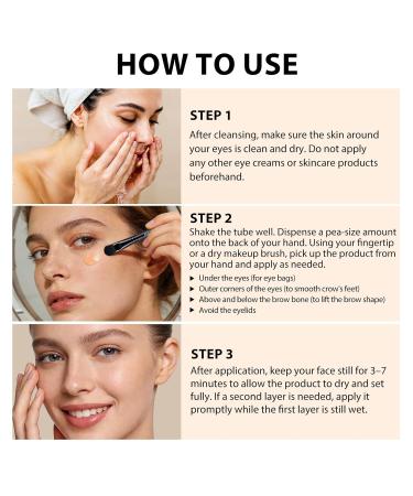 Instant Eye Tightener Eye Temporary Tightening Gel - Easy-Wear Formula to Visibly Smooth Appearance of Lines & Wrinkles Eyes Area Primer unflavor 1 Fl Oz (Pack of 1) - Buy Online on GoSupps.com