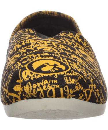 FOCO NCAA Iowa Hawkeyes Women's Canvas Slip On Shoes - Size Medium/7-8, Team Color - Buy Online on GoSupps.com