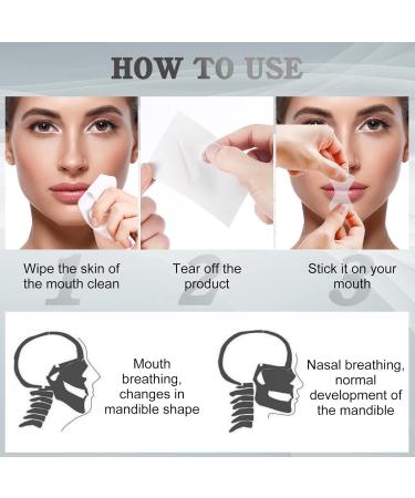 60 PCS Mouth Tape for Better Nose Breathing and Snoring Relief - Sleep Strips to Keep Mouth Closed While Sleeping - Men and Women - Buy Online on GoSupps.com