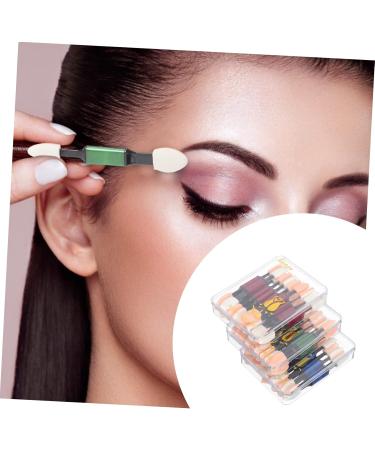 Baluue 30pcs Double Ended Eye Shadow Stick Sponge Foundation Applicator Eye Makeup Tools Brush Head Latex - Buy Online on GoSupps.com