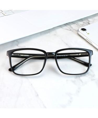 LifeArt Blue Light Blocking Glasses - Anti Eyestrain Computer & Gaming Glasses for Men & Women - Anti Glare 0.25 Magnification (Black) P8008_c1_black - Buy Online on GoSupps.com