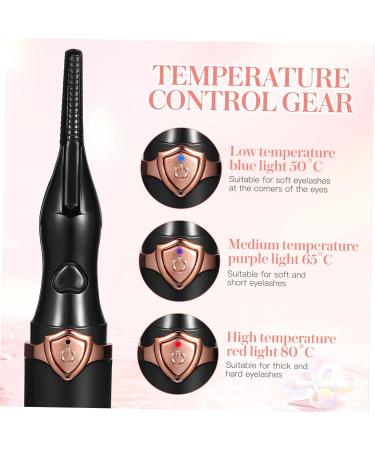 ULTECHNOVO Heated Eyelash Curlers: Mini USB Electric Eyelash Curler 3 Heating Modes - Portable Rechargeable Eyelash Curler for Makeup Natural Curling Eye Lashes - Buy Online on GoSupps.com