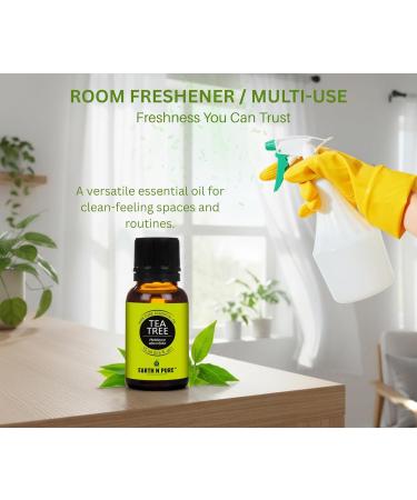 Earth N Pure Tea Tree Essential Oil with Glass Dropper - 50 ML - Buy Online on GoSupps.com