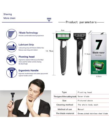 Versatile Metal Shaving Set for Effortless Beard Grooming | Perfect Christmas Gift | Multi-Layer Design - Buy Online on GoSupps.com