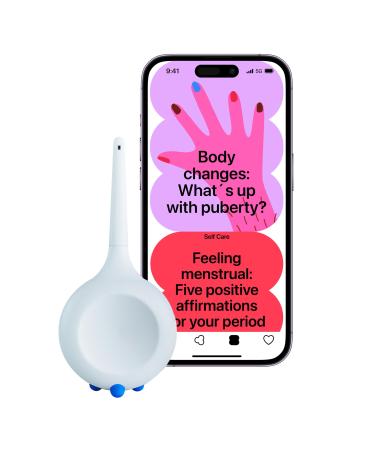Teena - The smart accompaniment by puberty i periodic tracker for teenagers with prediction of menstruation and informative app i blue light blue