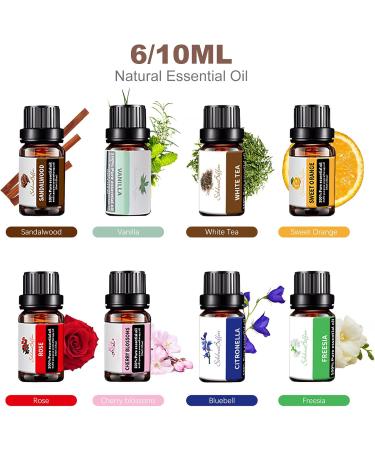 Acwoo 500ml Aroma Diffuser with 6 Fragrance Oils - LED Color Changing Auto-Off Humidifier for Home Yoga Office & Spa - Buy Online on GoSupps.com