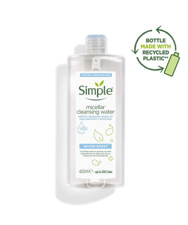 Simple Micellar Water Boost 400ml - Gentle Cleansing for All Skin Types | International Shipping Available - Buy Online on GoSupps.com