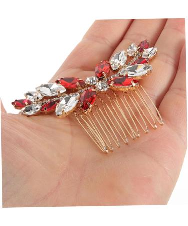 Mikinona Metal With diamond bride headgear accessories wedding hairpin hair barrettes hair pin girl headpiece romantic comb alloy rhinestones rhinestone hair clips Hair piece girl - Buy Online on GoSupps.com