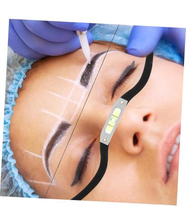 VINTORKY 1 Set Arch Embroidery Eyebrow Ruler Eyebrow Balance Extension Tool Measuring Ruler Line Ruler Light - Buy Online on GoSupps.com