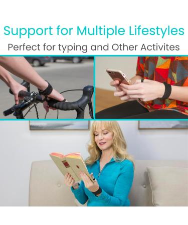 Vive Wrist Wraps for Carpal Tunnel - Pain Relief & Support Brace for Left/Right Hand - Compression Band for Arthritis Typing Sports & Work - Buy Online on GoSupps.com