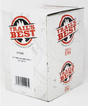 Trails Best Sticks Salami 1oz - Pack of 20 | Delicious Snack for On-the-Go - Buy Online on GoSupps.com