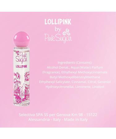 Pink Sugar Lollipink Eau De Toilette Perfume for Women Fruity Floral Scent Sweet Notes of Apple Rose and Vanilla Feminine Sophisticated Long Lasting 3.4 Fl Oz - Buy Online on GoSupps.com